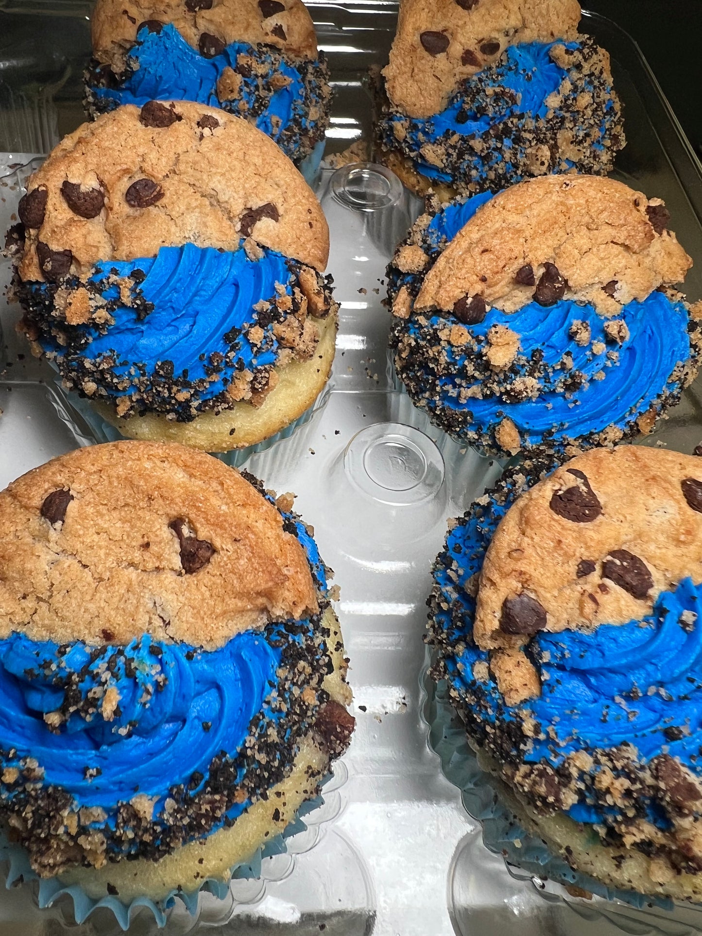 Cookie Monster Cupcake (single)