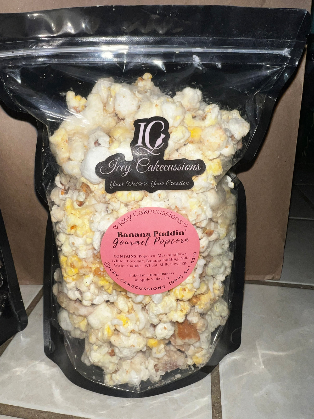 Banana Puddin’ Gourmet Popcorn